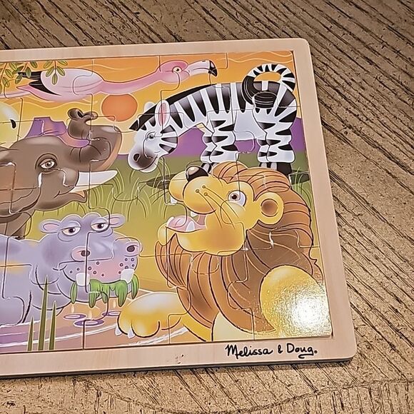 Wooden jigsaw puzzle animals Melissa & Doug - Picture 4 of 6